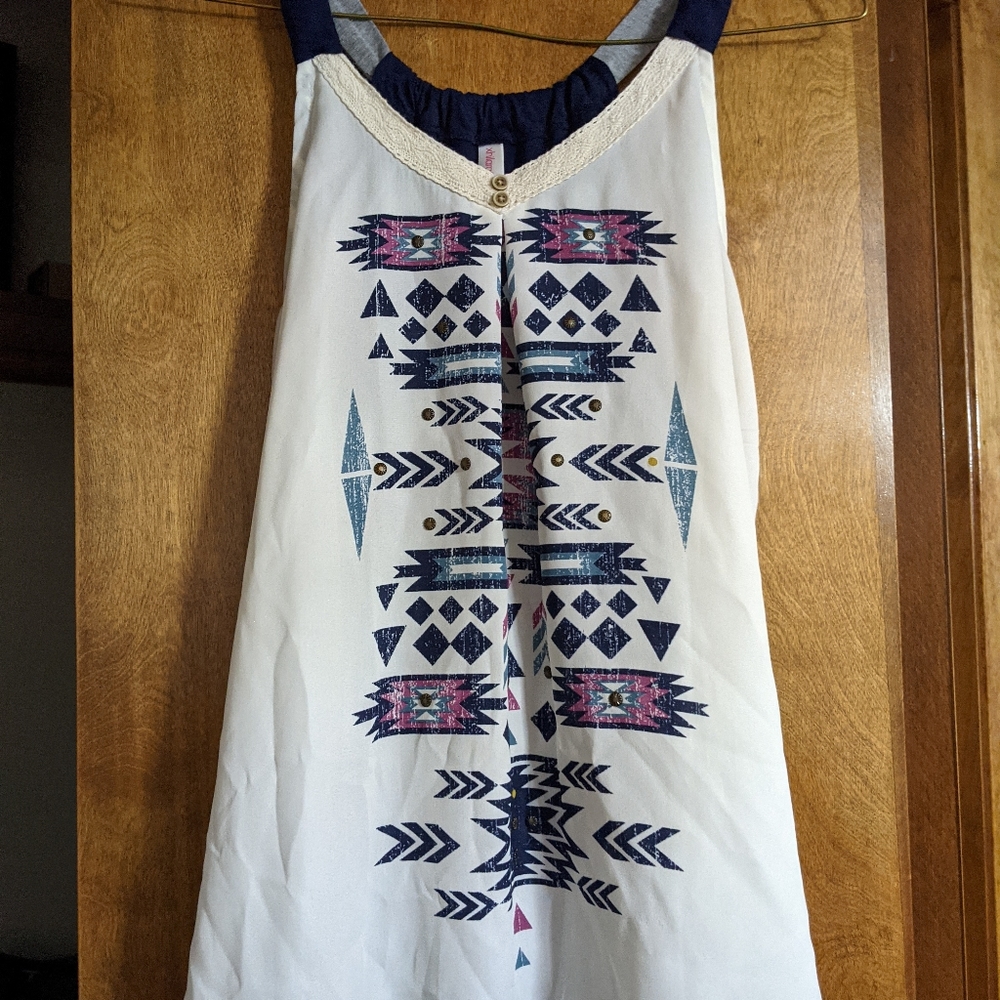 Tribal/Aztec Print Tank